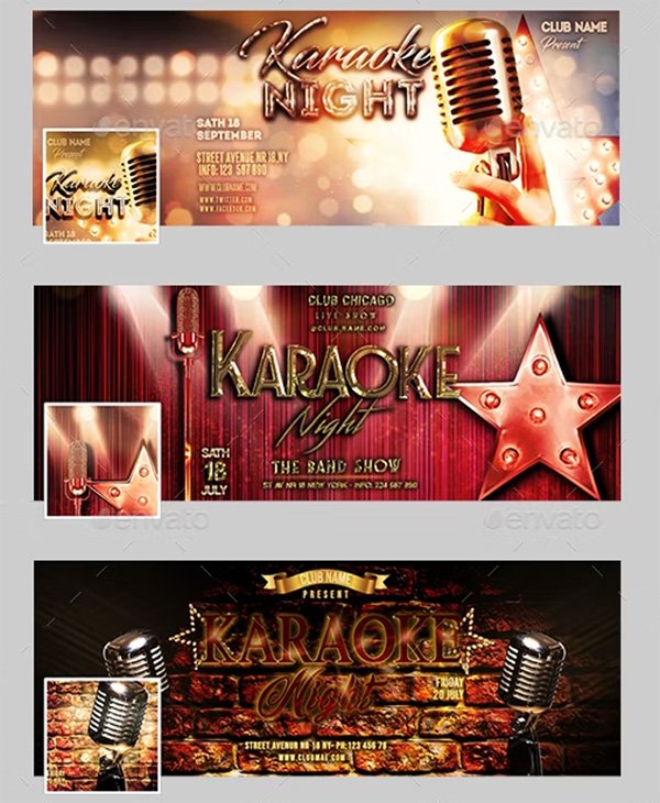 Karaoke Night Facebook Covers Karaoke Night Facebook Covers