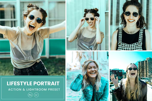 LifeStyle Portrait Action and Lightroom
