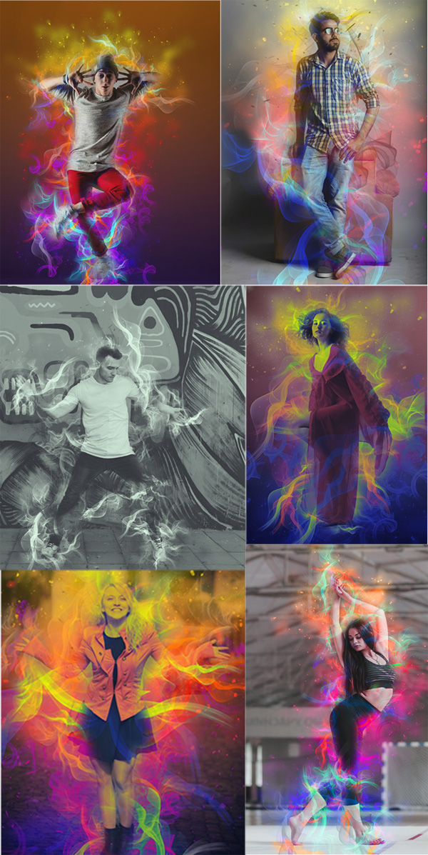 Magic Smoke Photoshop Action