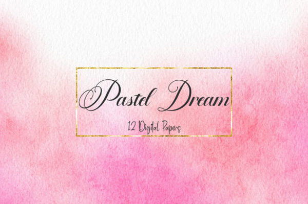 Pastel Dream Watercolor Digital Papers Pastel Dream Watercolor Digital Papers