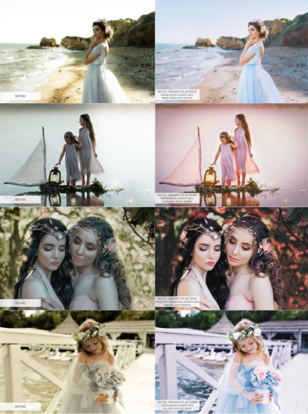 Pastel Dreams Photoshop Actions