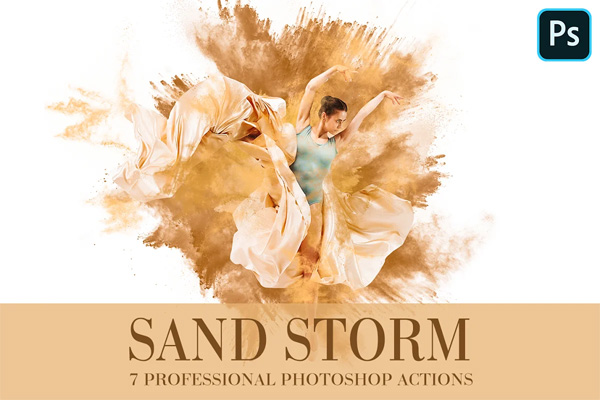 Photoshop Actions Sand Storm Photoshop Actions Sand Storm
