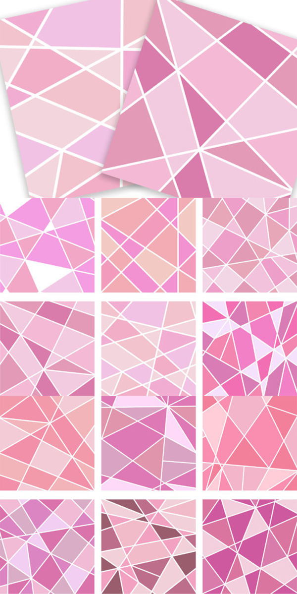 Pink Geometric Background