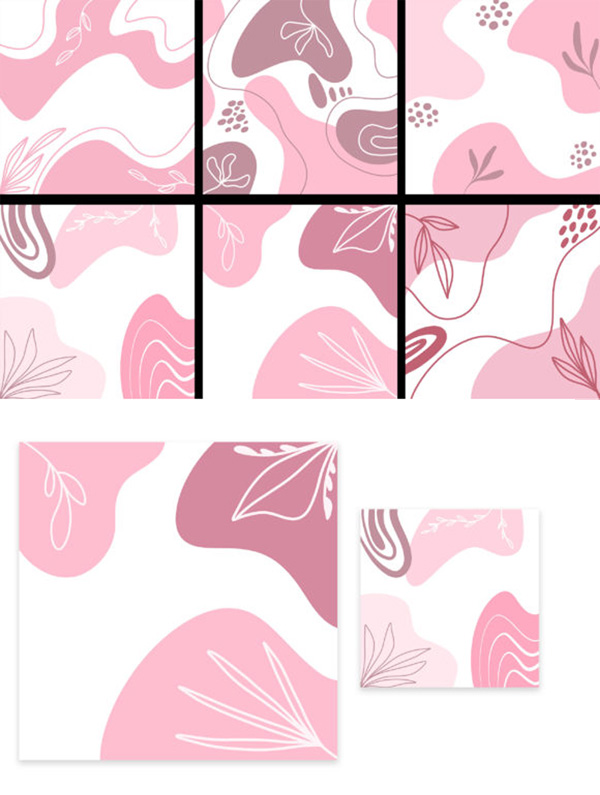 Pink Minimal Style Background