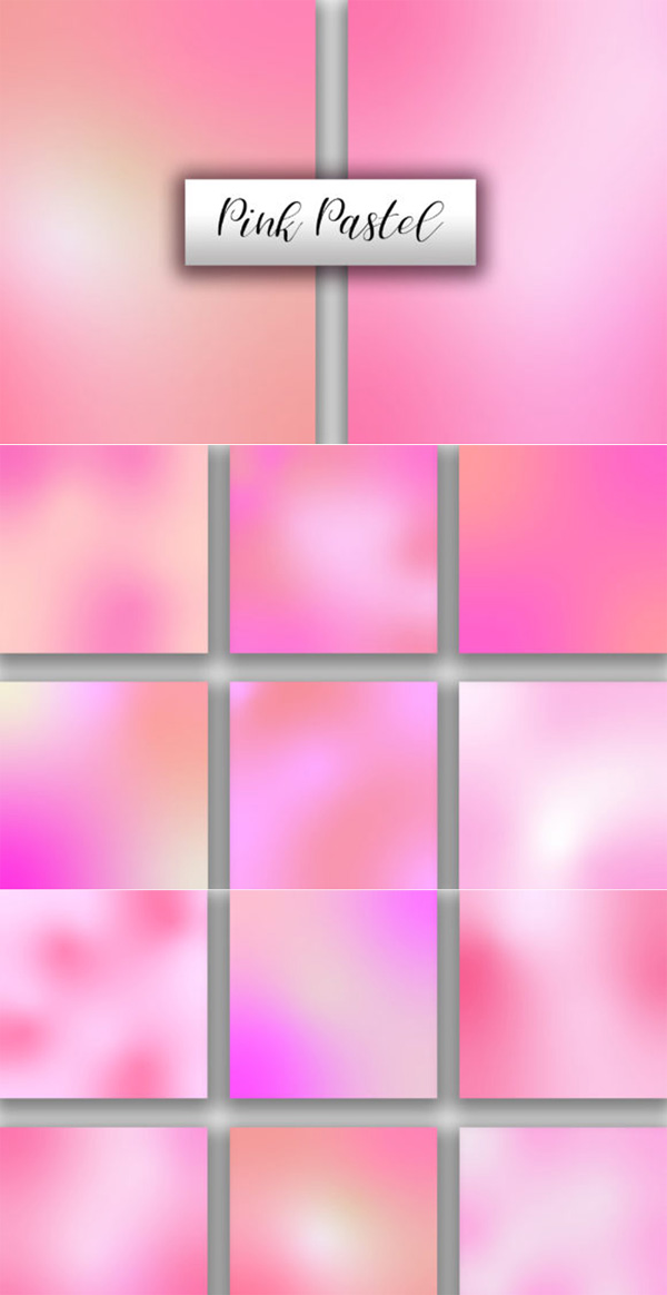 Pink Pastel Background Digital Papers