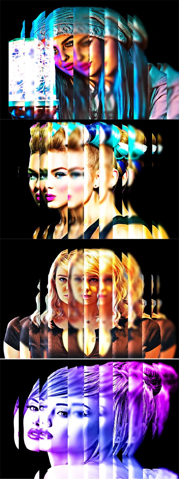 Prism Effect Photoshop Action