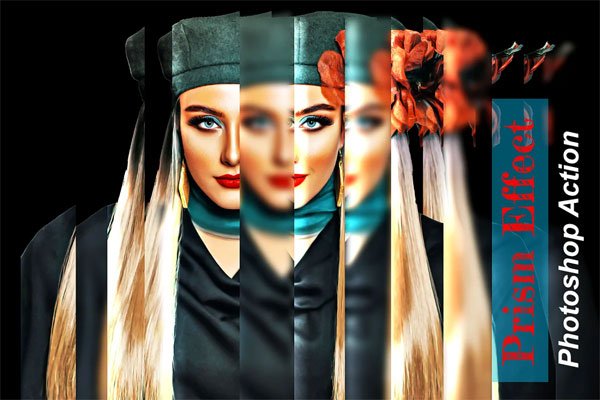 Prism Effect Photoshop Action