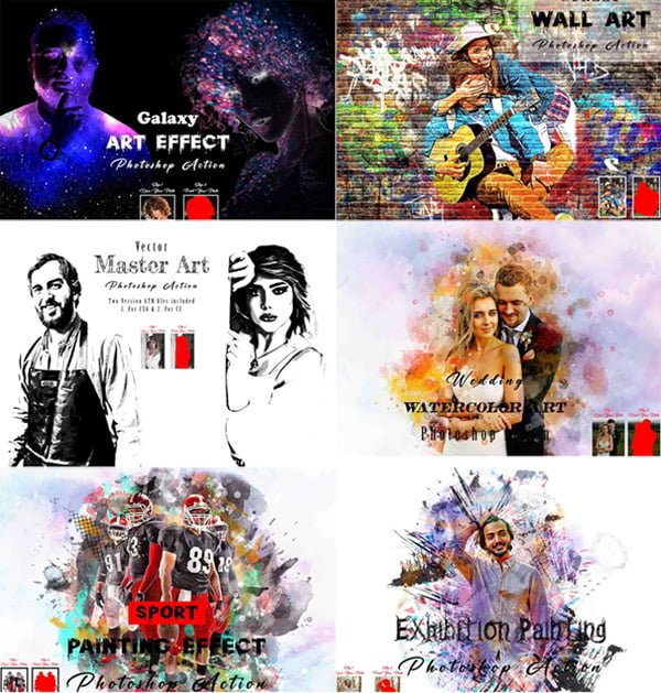 Pro Artistic Photoshop Action Bundle Pro Artistic Photoshop Action Bundle