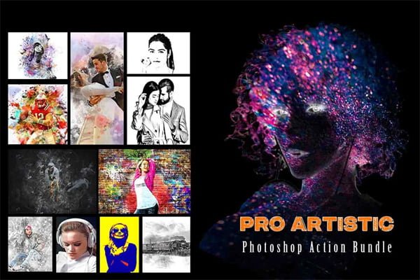 Pro Artistic Photoshop Action Bundle Pro Artistic Photoshop Action Bundle
