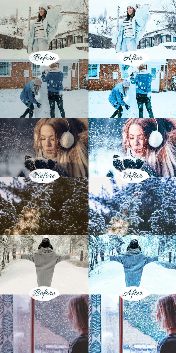 Snowflakes Lightroom Presets