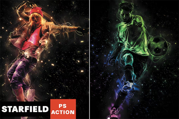 Starfield Photoshop Action Starfield Photoshop Action