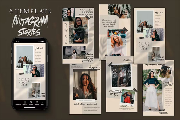 Paper Instagram Stories