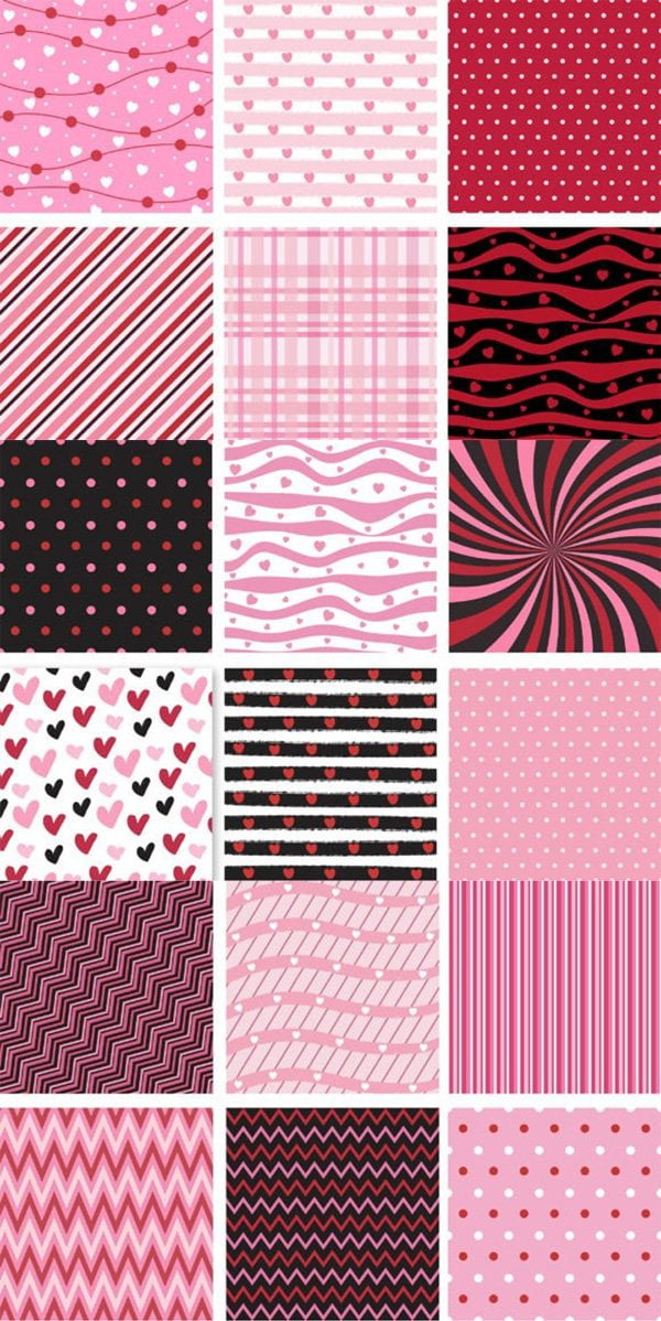 Valentine Background Digital Papers