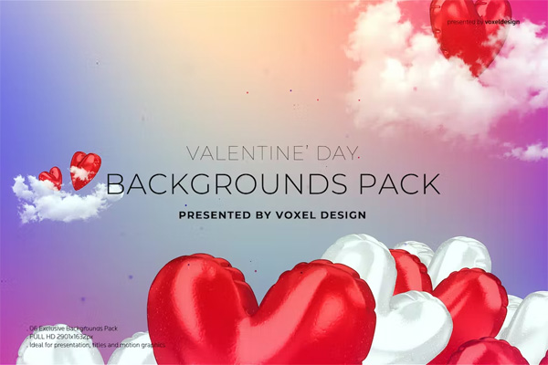 Valentine's Day Backgrounds Pack Valentine's Day Backgrounds Pack