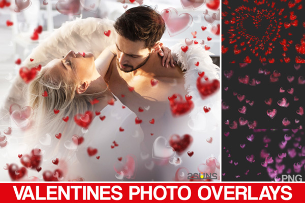 Valentine's Photo Overlays