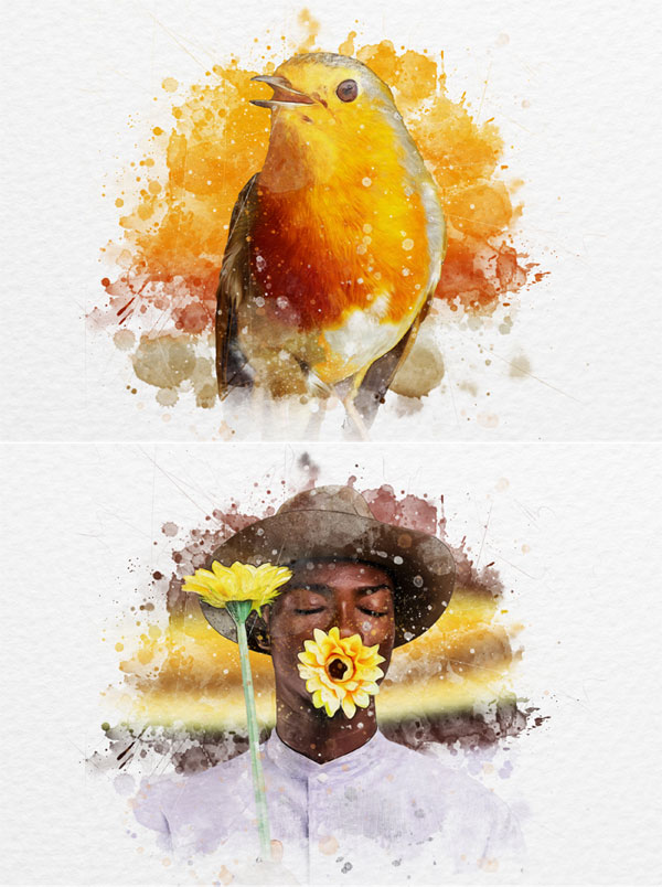 Watercolor Photo Effect