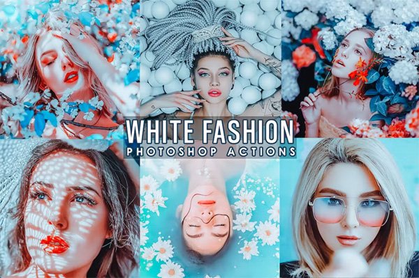 White Fashion Photoshop Actions White Fashion Photoshop Actions