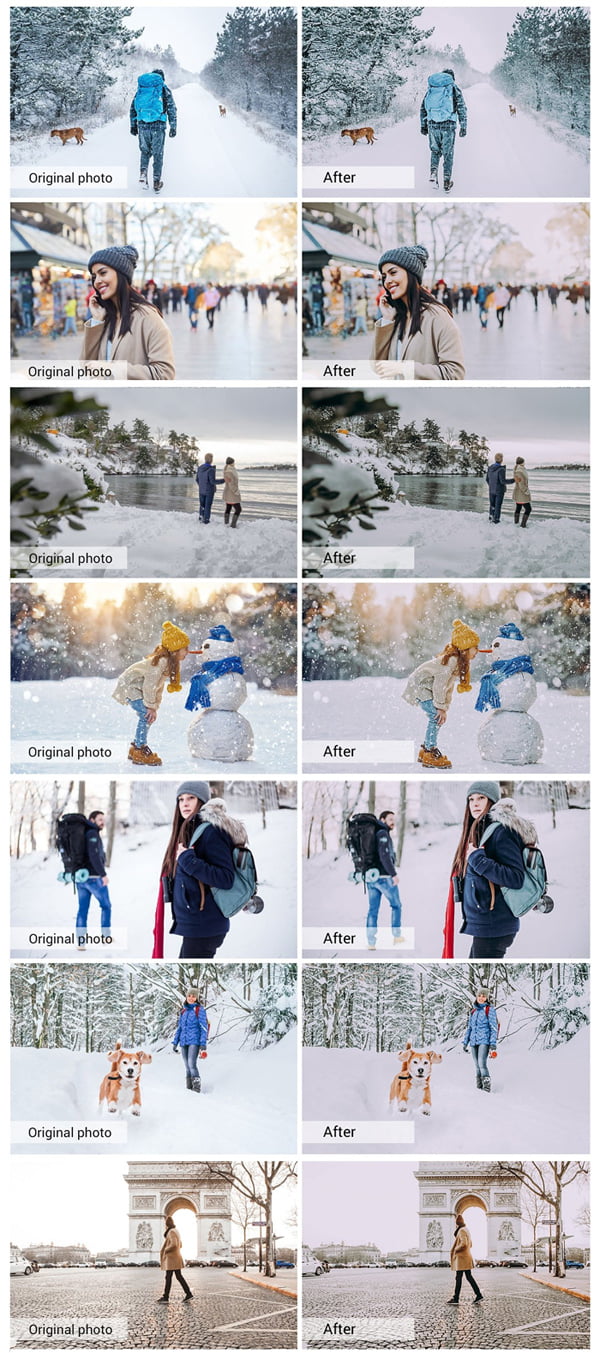 Winter Holiday Presets