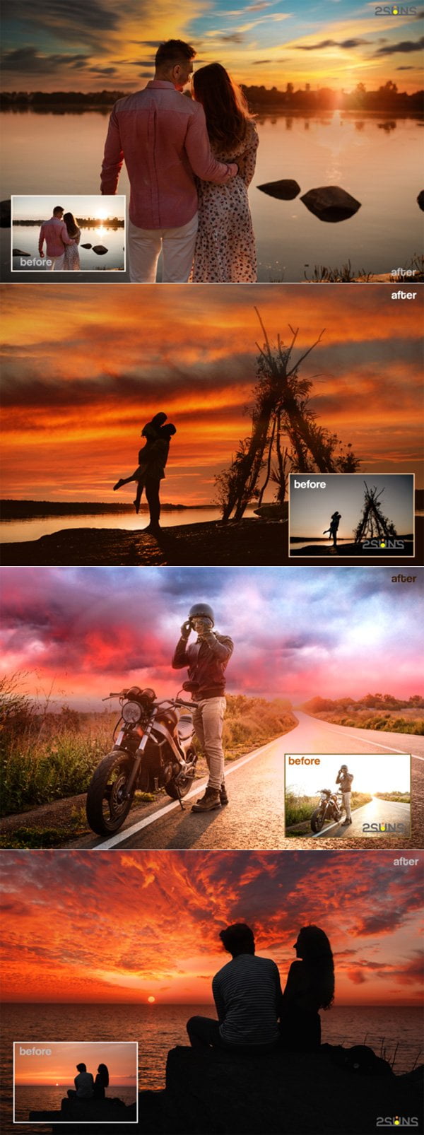 105 Sunset Sky Photo Overlays 105 Sunset Sky Photo Overlays