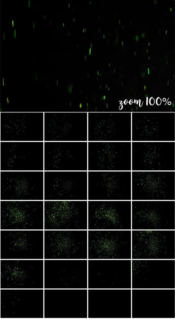 5k Green Granules Overlays Green Granules Overlays
