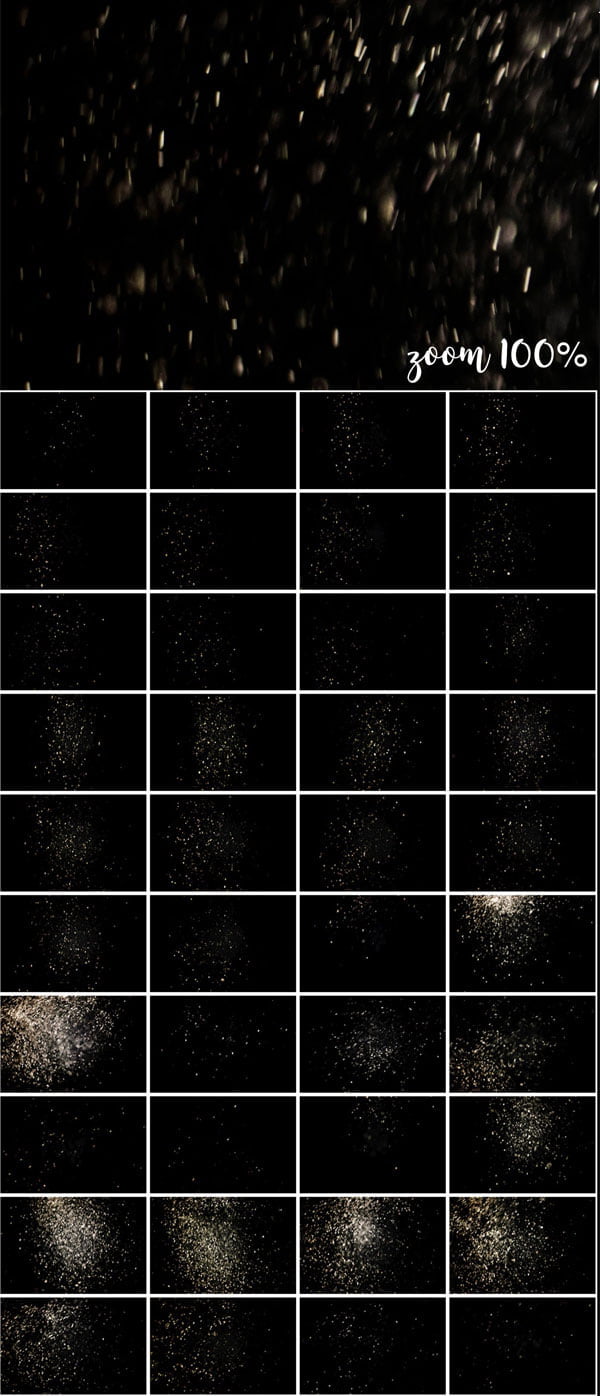 5k Rainy Granules Overlays
