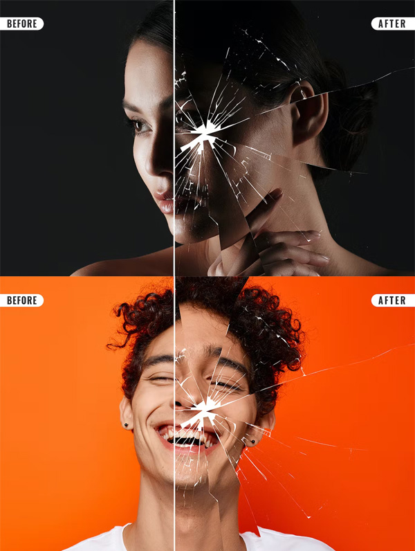 Broken Glass Effect
