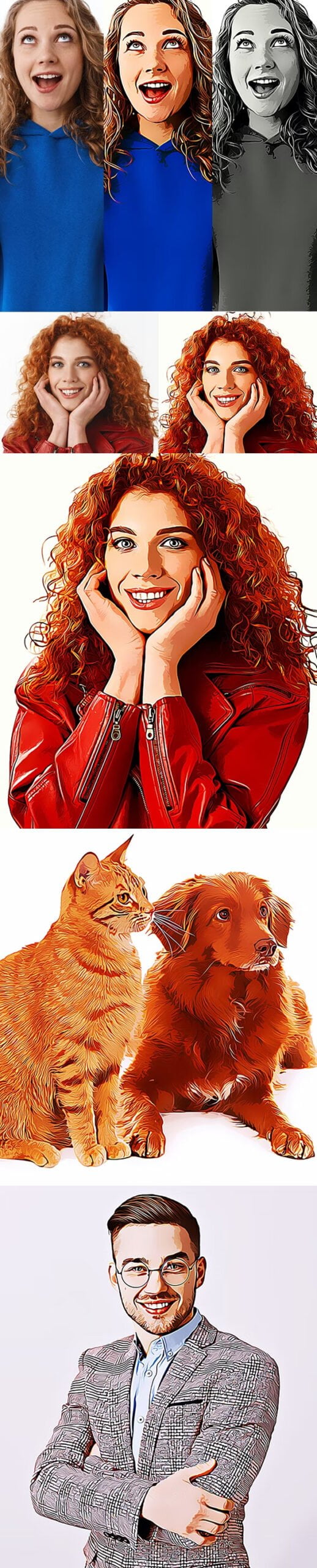 Cartoon Effect Photoshop Action