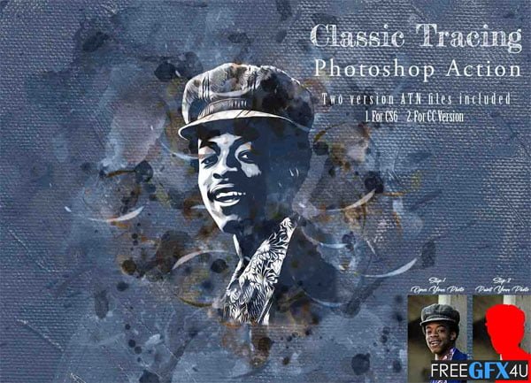 Classic Tracing Photoshop Action Classic Tracing Action