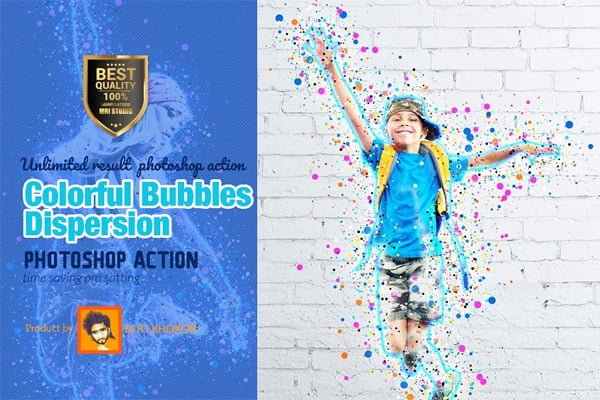 Colorful Bubbles Dispersion