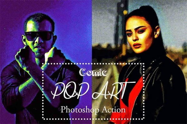 Comic Pop Art Photoshop Action Comic Pop Art Photoshop Action