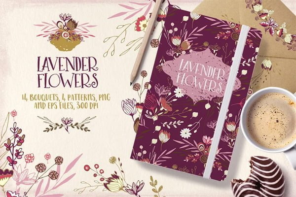 CreativeMarket - Lavender Flowers CreativeMarket - Lavender Flowers
