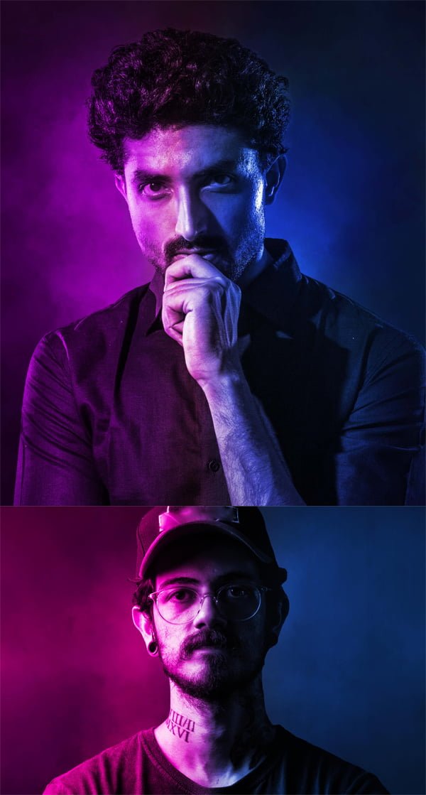 Dual Lighting Photo Effect