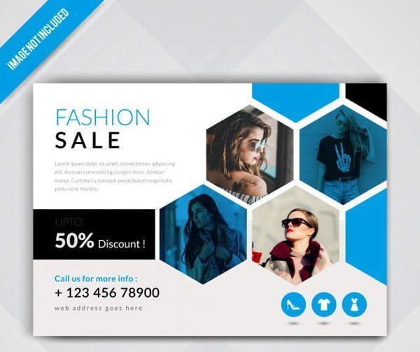 Fashion Sale Horizontal Flyer Fashion Sale Horizontal Flyer