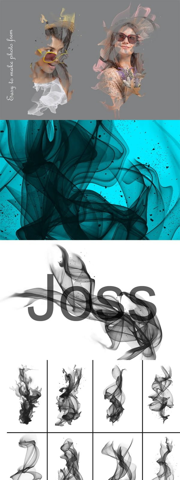 Fire and Smoke Photoshop Brushes