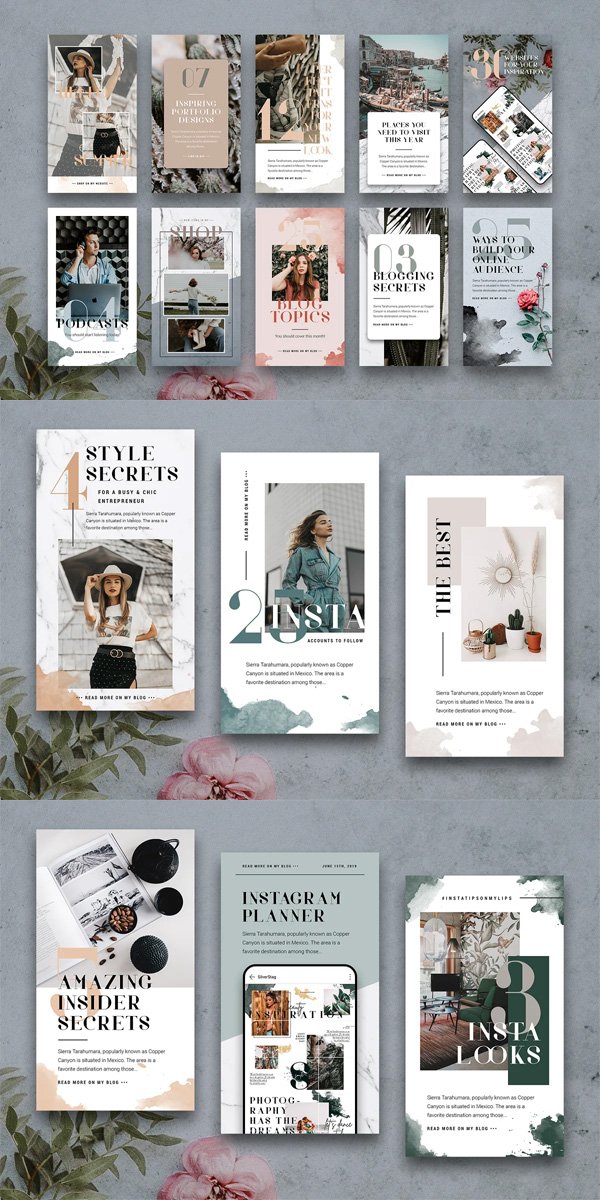 Infopreneur Instagram Stories Pack