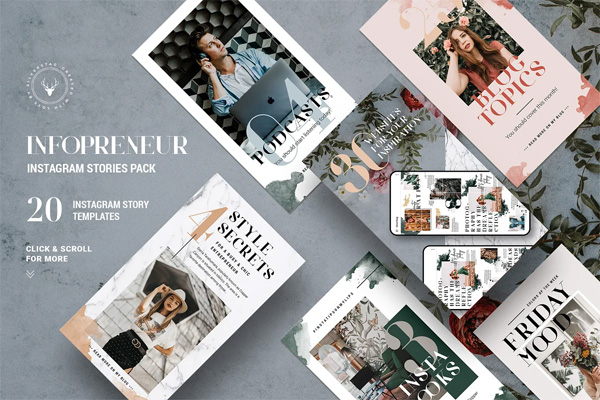 Infopreneur Instagram Stories Pack