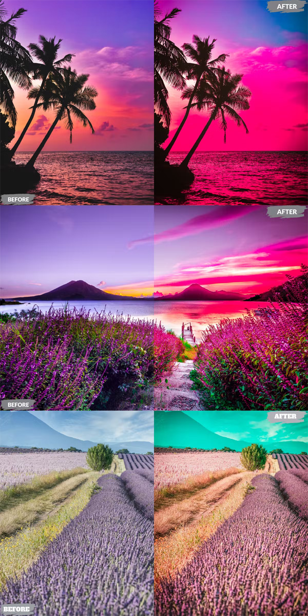 Lavender Lightroom Presets for Mobile