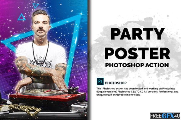 Party Poster Action 