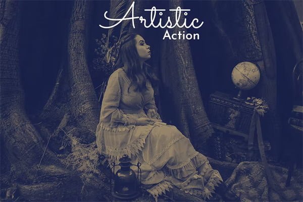 Photoshop Artistic Action V2 Photoshop Artistic Action V2