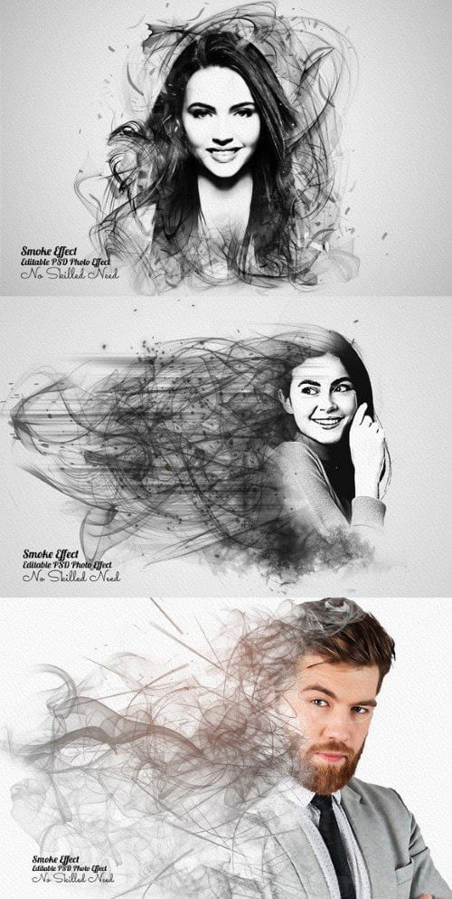 Smoke Editable Photo Effect Smoke Editable Photo Effect