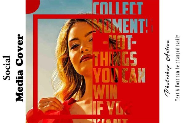 Social Media Cover Photoshop Action Social Media Cover Photoshop Action