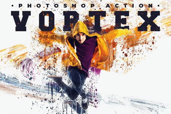 Vortex Artistic Photoshop Action Vortex Artistic Photoshop Action