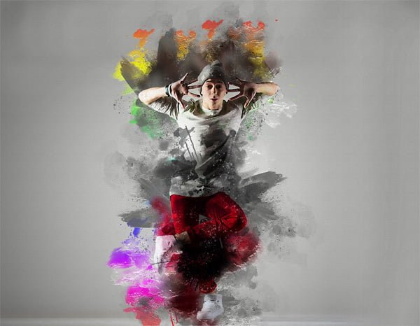Watercolor Blast Manipulation Watercolor Blast Manipulation