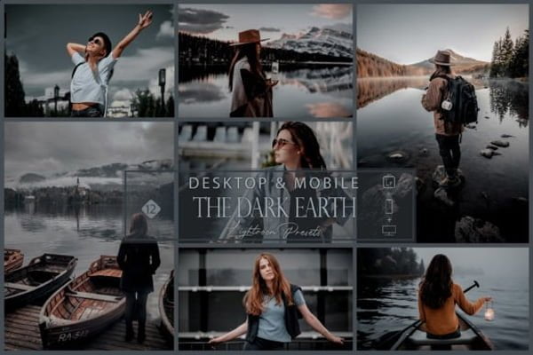 12 The Dark Earth Lightroom Presets Blue 12 The Dark Earth Lightroom Presets Blue