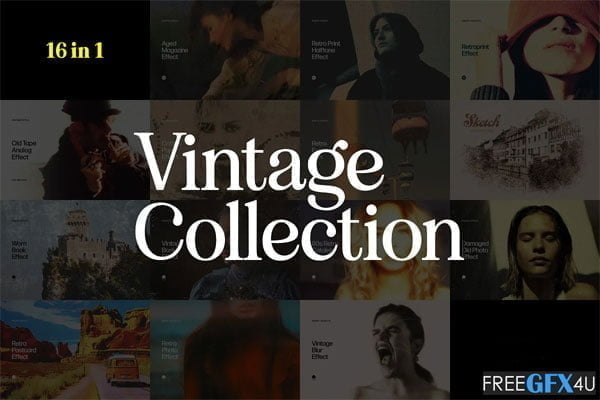 16 in 1 Vintage Photo Effects