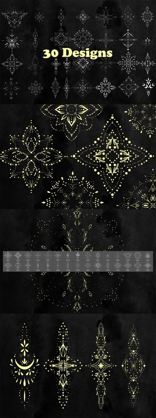 30 Tattoo Ornament Photoshop Stamp Brushes 30 Tattoo Ornament Photoshop Stamp Brushes