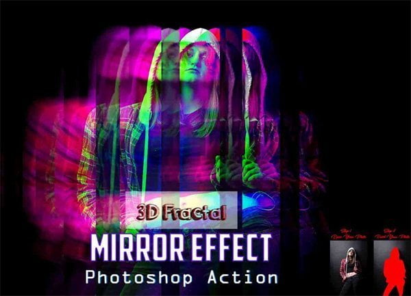 3D Fractal Mirror Effect 3D Fractal Mirror Effect
