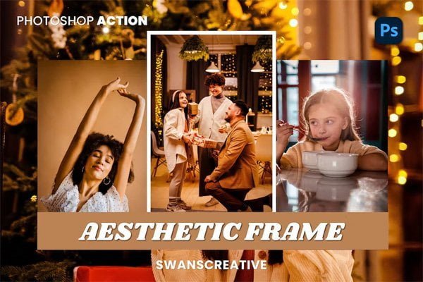 Aesthetic Frame Photoshop Action Aesthetic Frame Photoshop Action