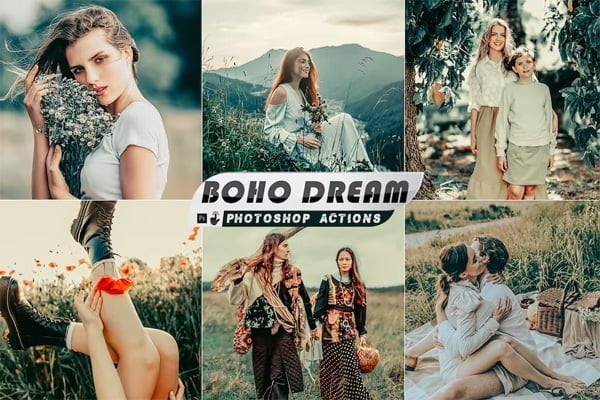 Boho Dream Photoshop Actions