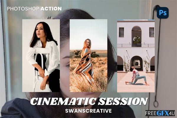 Cinematic Session Photoshop Action Cinematic Session Action